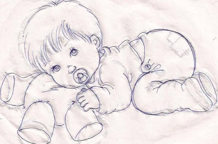Рисунки для срисовки для малышей