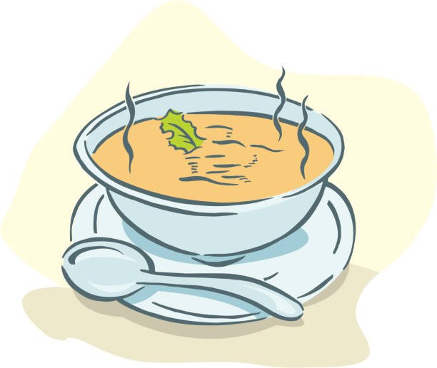 Тарелка супа рисунок для детей