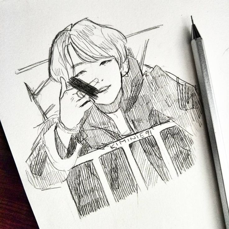 BTS Agust d скетчи