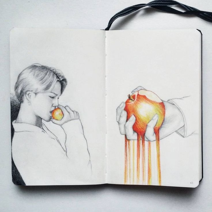 Рисунки в скетчбук