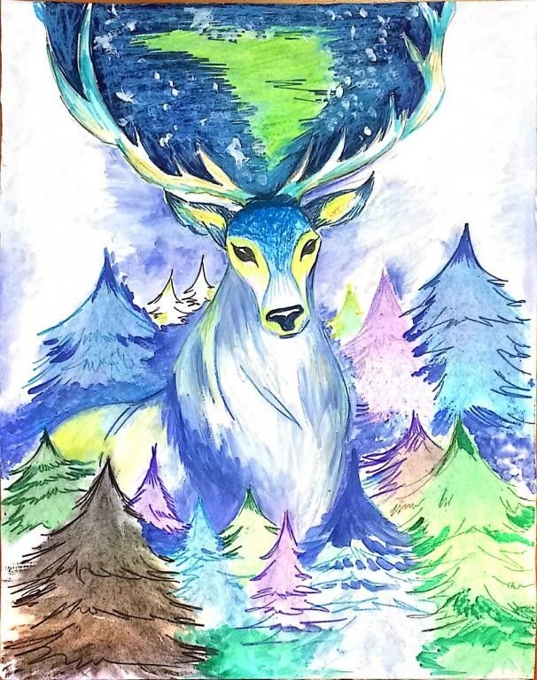 Рисунок на тему животные