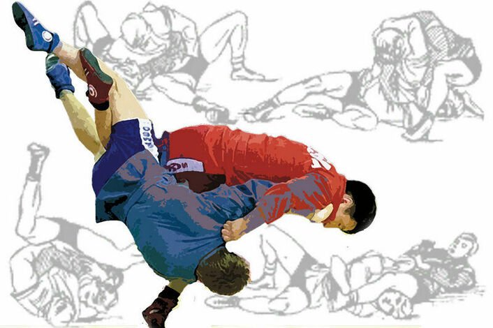 Самбо бросок