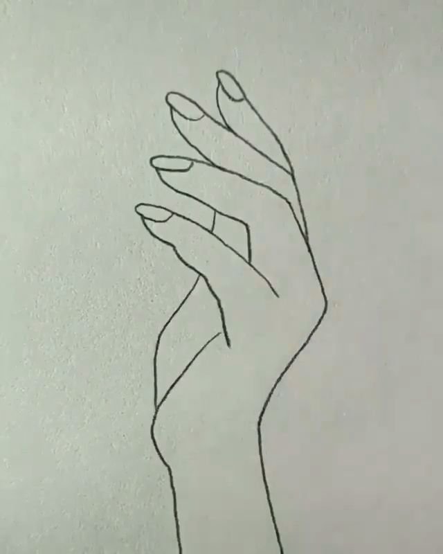 Картинки для срисовки руки