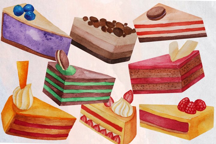 Пирожные для рисования