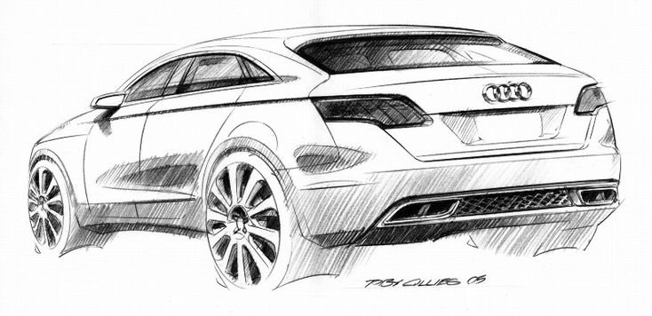 Автомобиль рисунок карандашом
