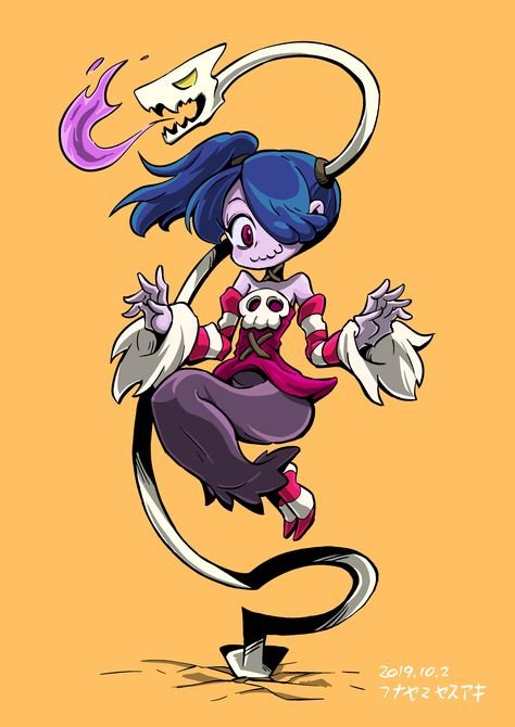 Сквигли Skullgirls косплей