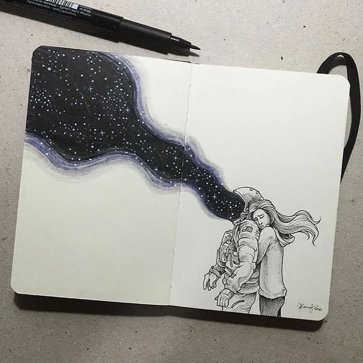 Рисунки в скетчбуке