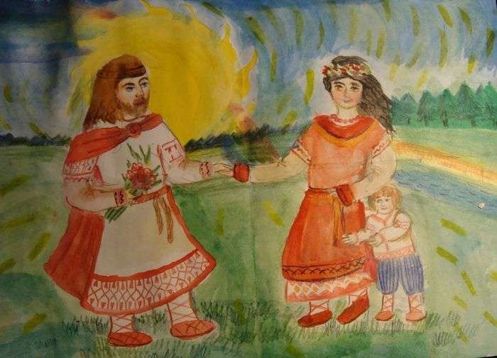 Рисунок на тему славяне