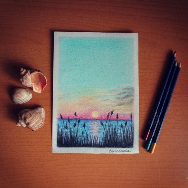 Идеи для рисунков пастелью