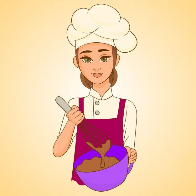 Мультяшные повара женщины