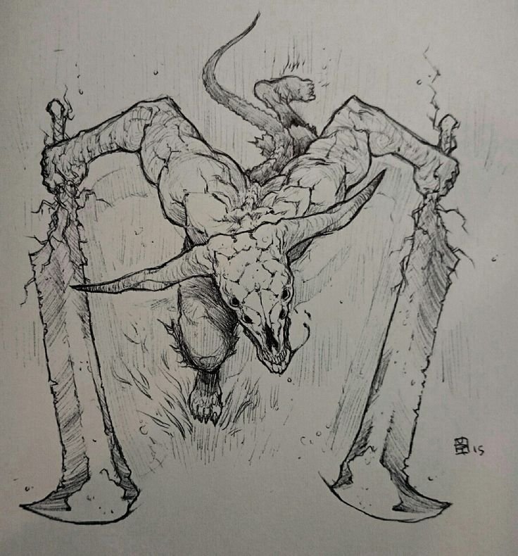 Behemoth демон Dark Souls