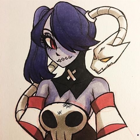 Сквигли skullgirls арты