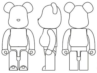 Bearbrick раскраска