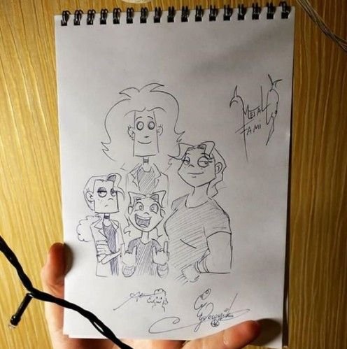 Нарисовать Metal Family