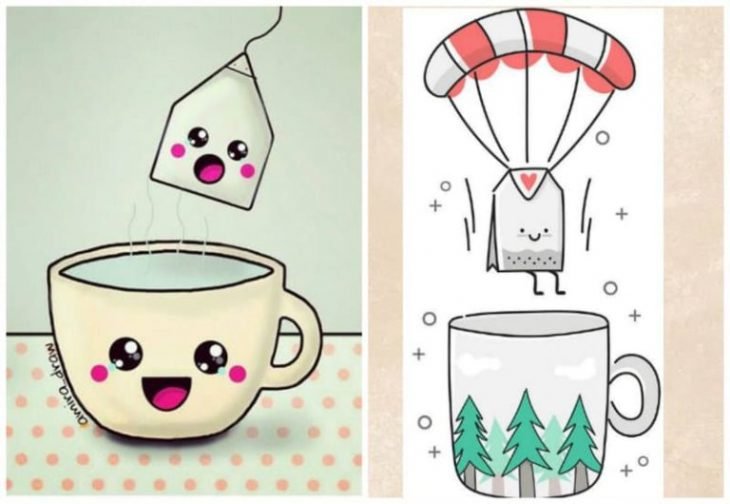 Рисунки для срисовки еда