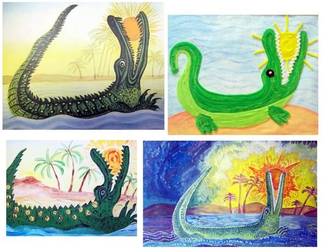 Рисование для детей краденое солнце