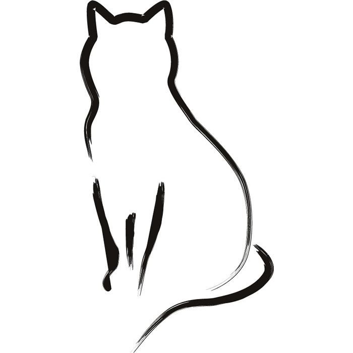 Силуэт кота