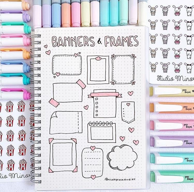 Рисуночки Bullet Journal