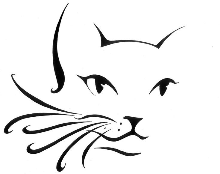 Кошка рисунок