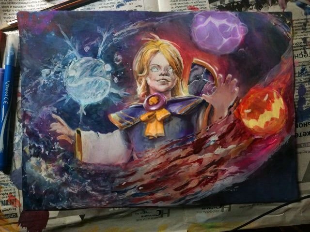 Dota 2 ИНВОКЕР бейби