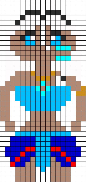 Рисунки по клеточкам Дисней