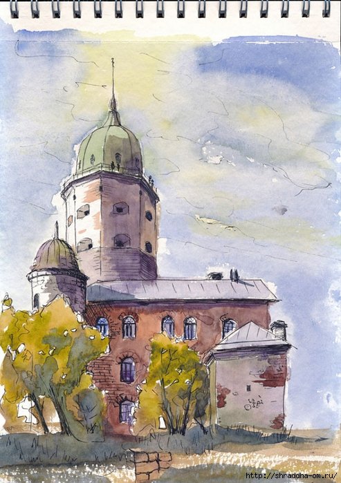 Выборг рисунок