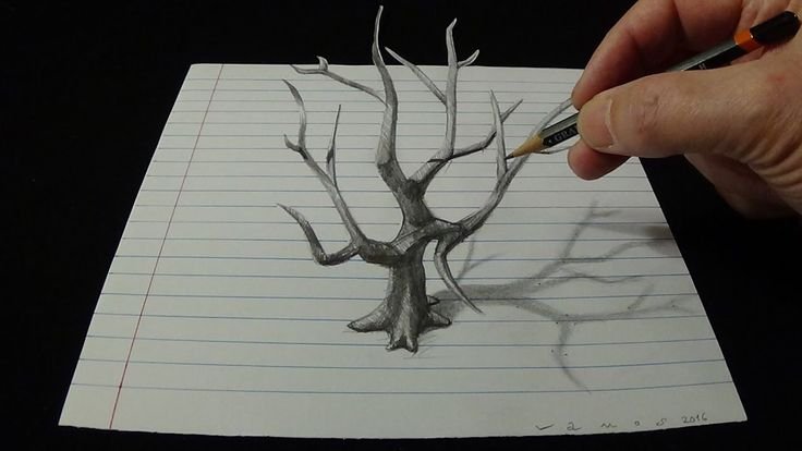 3d рисунки карандашом