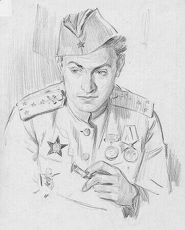 Военные рисунки карандашом