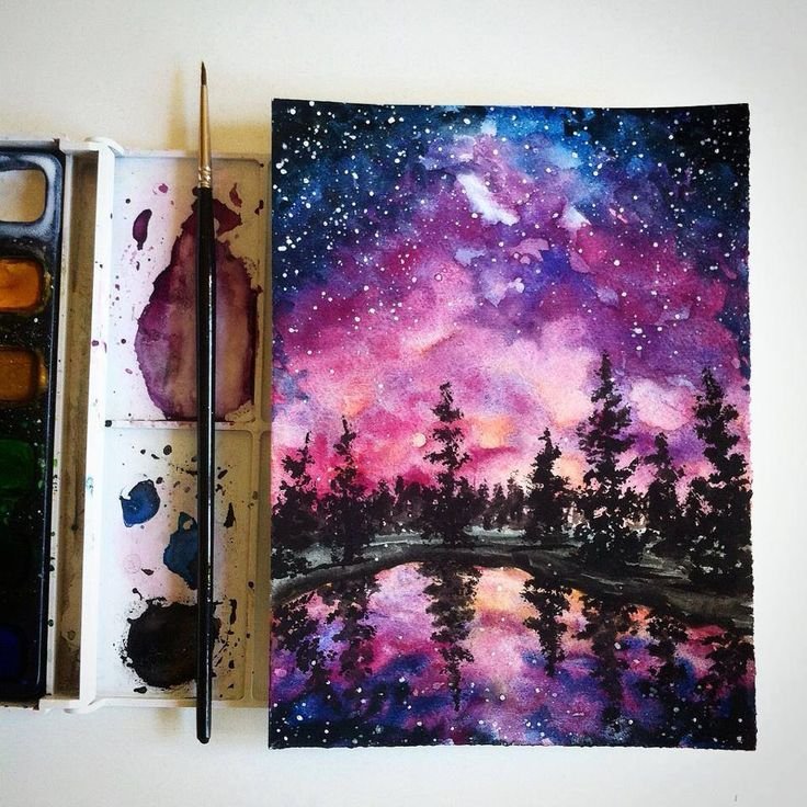 Идеи для рисунков акварелью