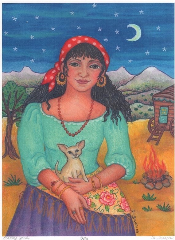 Цыгане рисунок