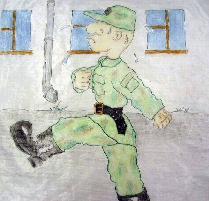 Рисунок солдату