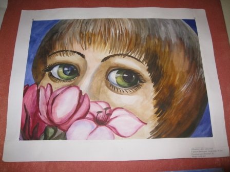 Мамины глаза рисунок конкурс