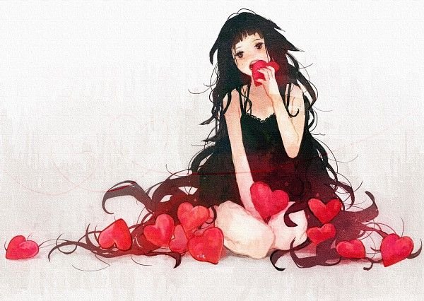 Девушка рисунок арт