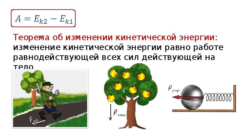 Кинетическая и потенциальная энергия 8 класс физика