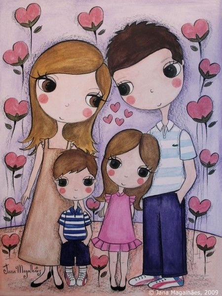 Милые рисунки для родителей