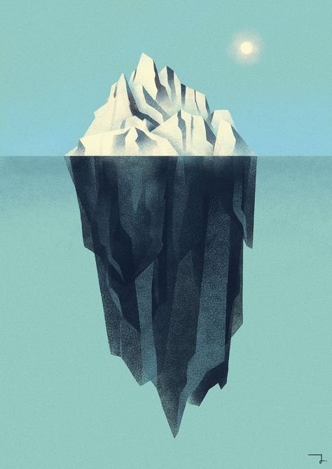 Айсберг рисунок