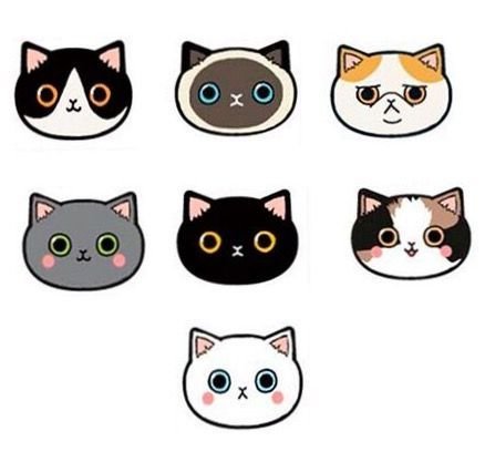 Наклейки котики