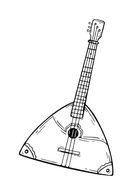 Балалайка рисунок