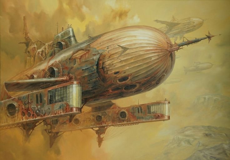 Zeppelin дизельпанк дирижабли