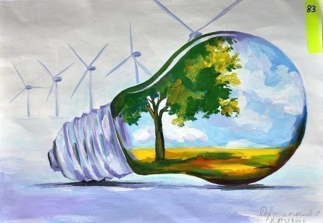 Детские рисунки на тему экология
