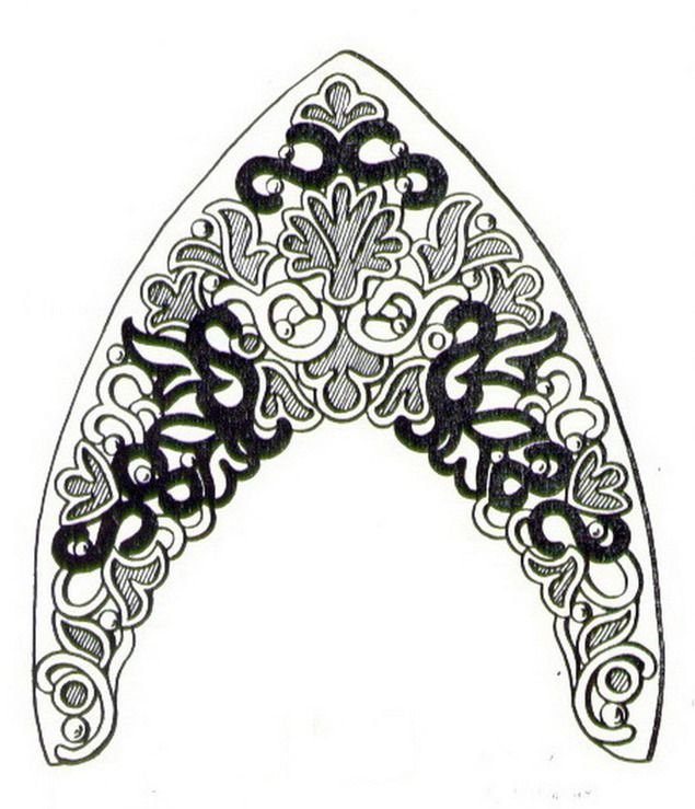 Кокошник эскиз