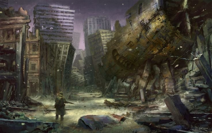 Постапокалипсис пейзаж