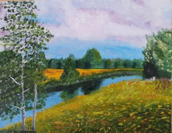 Есенинские пейзажи рисунки