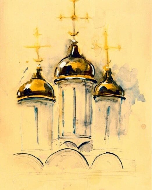 Храм рисунок