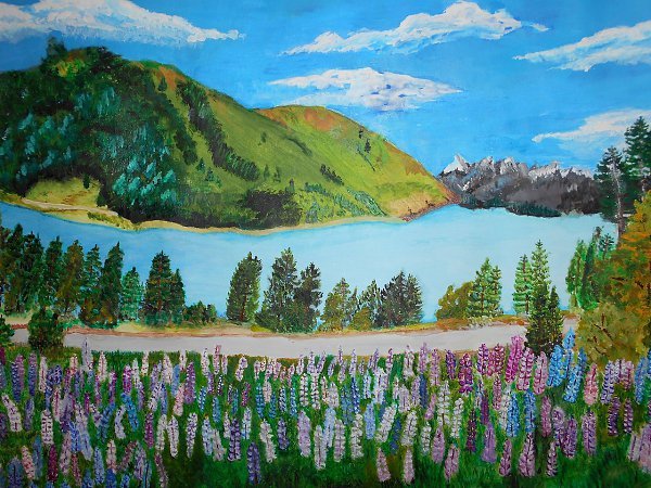 Родные пейзажи рисунки