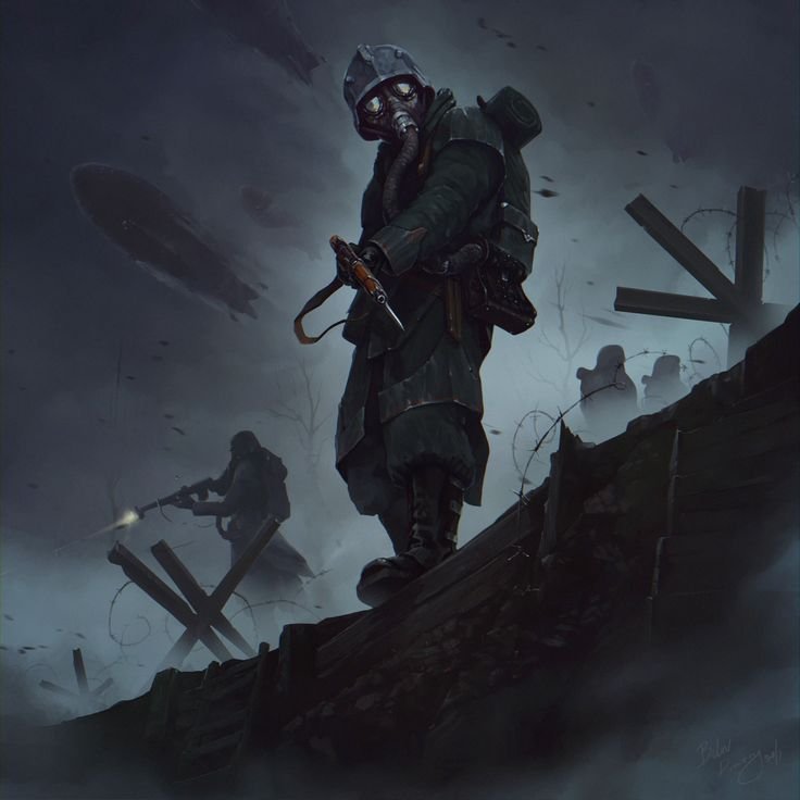 Dieselpunk Art первая мировая