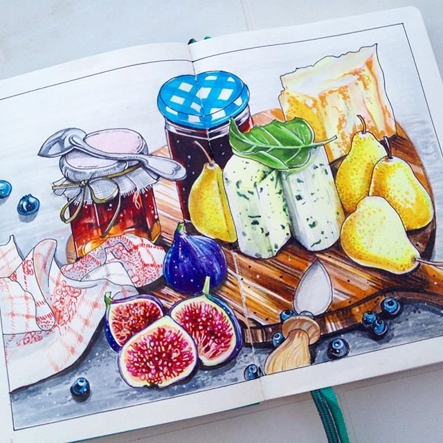 Рисунки еды