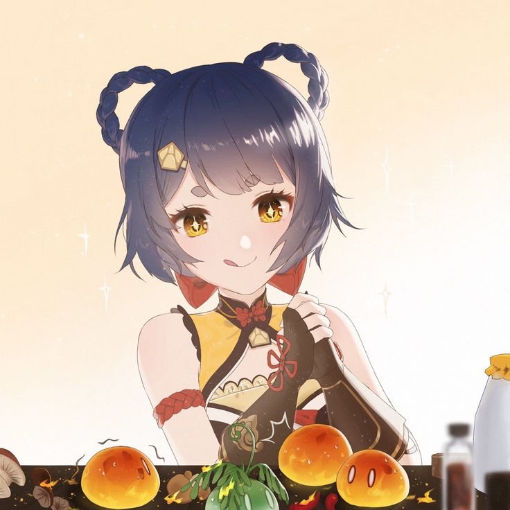 Геншин Импакт Сян Лин арт