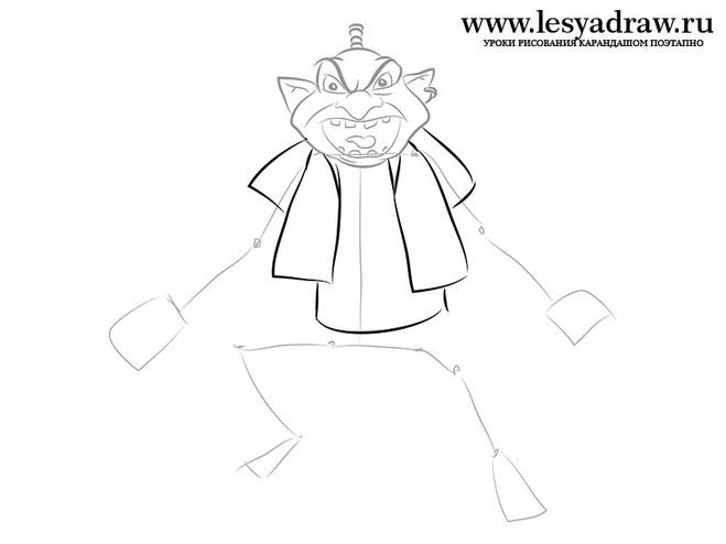 Соловей разбойник рисунок