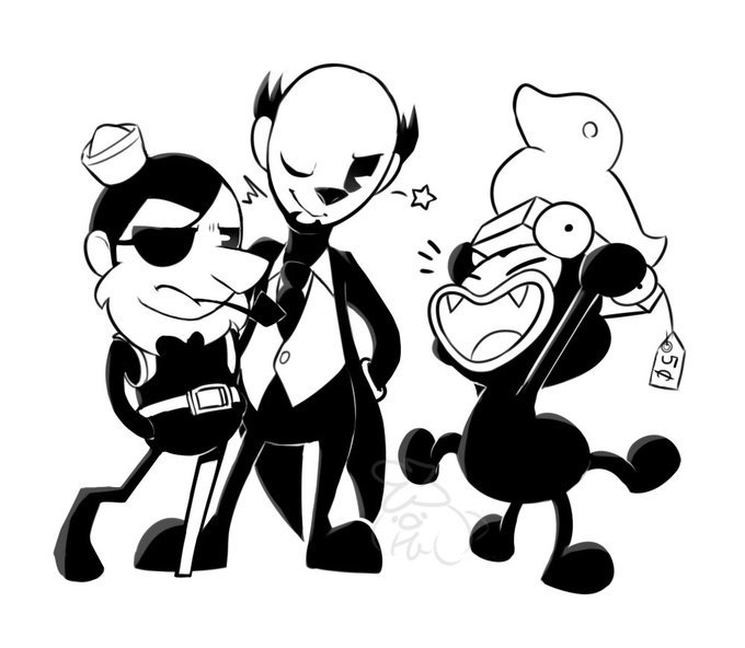 Bendy and the Ink Machine банда Мясников